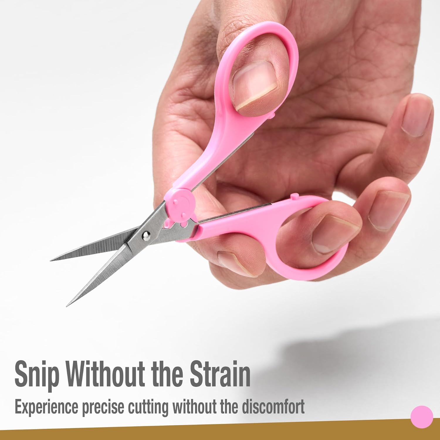 Beaditive High Precision Detail Scissors Set (2-Pc) Sharp, Fine Tips | Paper Cutting, Scrapbooking, Sewing, Crafting | Stainless Steel | Protective Cover (Pastel)